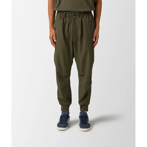 Adidas Women's Green Y-3 Classic Cuffed Cargo Pants Size XL FLAWED‎ - Picture 1 of 9